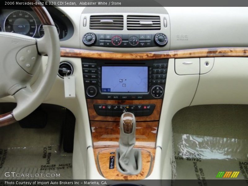 Alabaster White / Stone 2006 Mercedes-Benz E 320 CDI Sedan