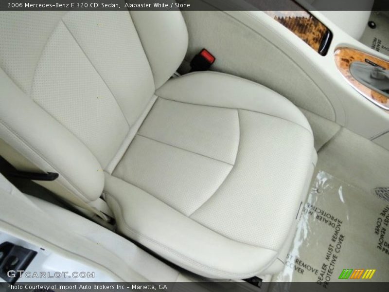 Alabaster White / Stone 2006 Mercedes-Benz E 320 CDI Sedan