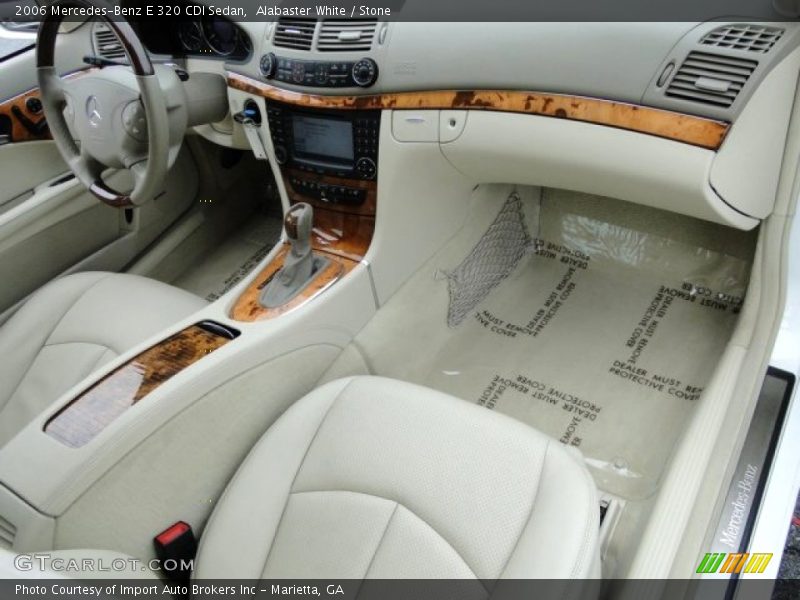 Alabaster White / Stone 2006 Mercedes-Benz E 320 CDI Sedan