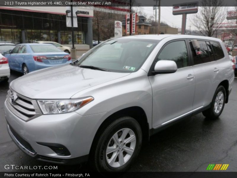 Classic Silver Metallic / Ash 2013 Toyota Highlander V6 4WD