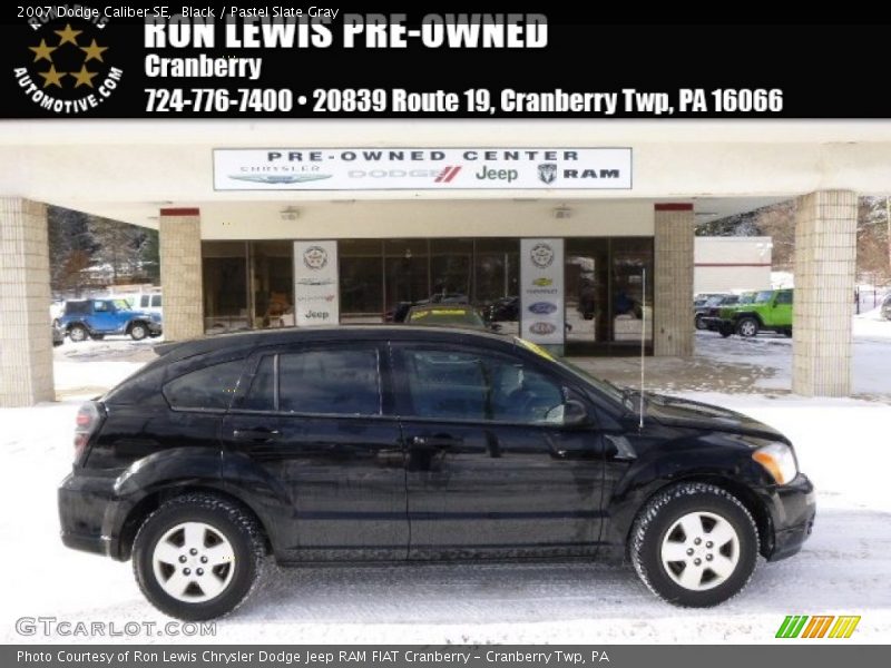 Black / Pastel Slate Gray 2007 Dodge Caliber SE