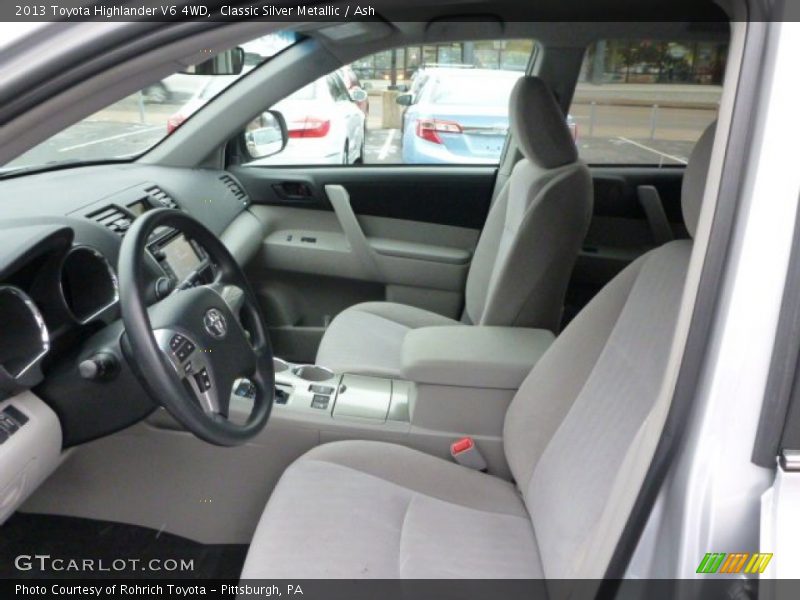 Classic Silver Metallic / Ash 2013 Toyota Highlander V6 4WD