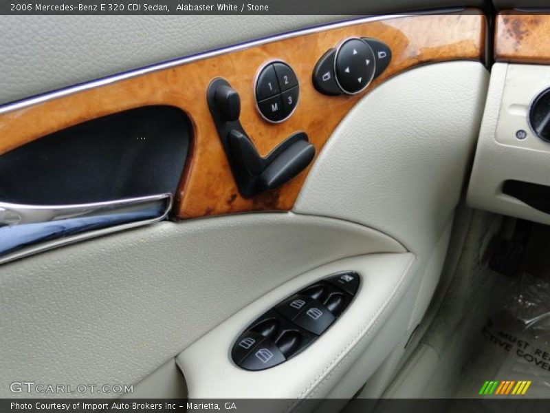 Alabaster White / Stone 2006 Mercedes-Benz E 320 CDI Sedan