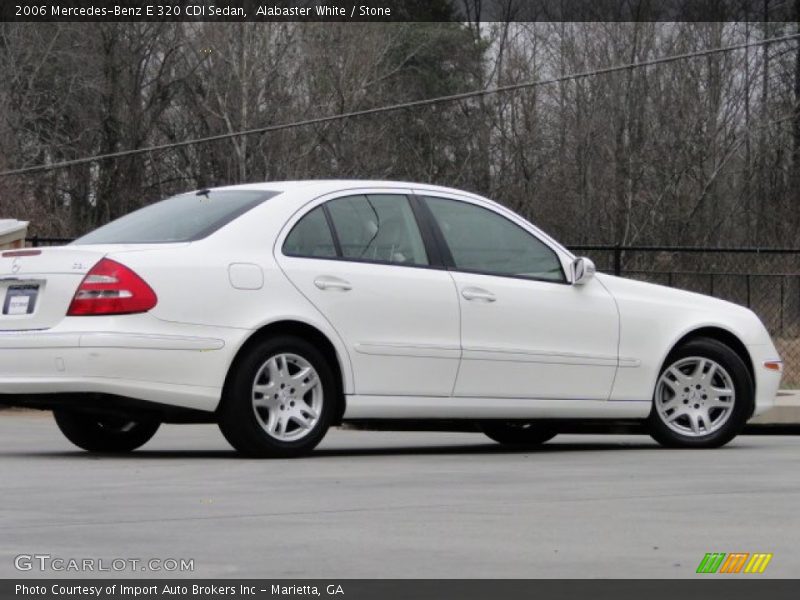 Alabaster White / Stone 2006 Mercedes-Benz E 320 CDI Sedan