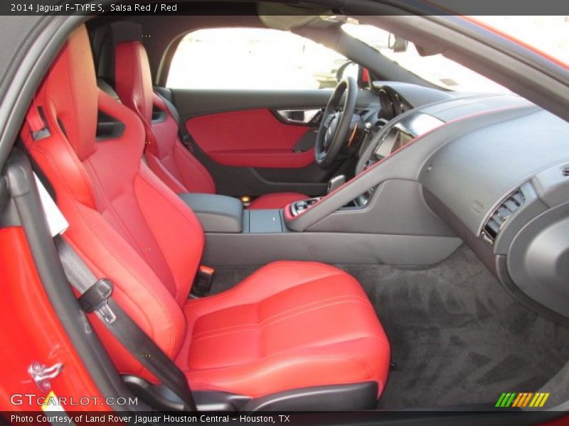 Front Seat of 2014 F-TYPE S