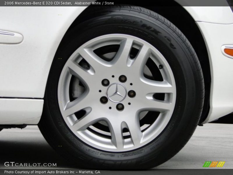 Alabaster White / Stone 2006 Mercedes-Benz E 320 CDI Sedan