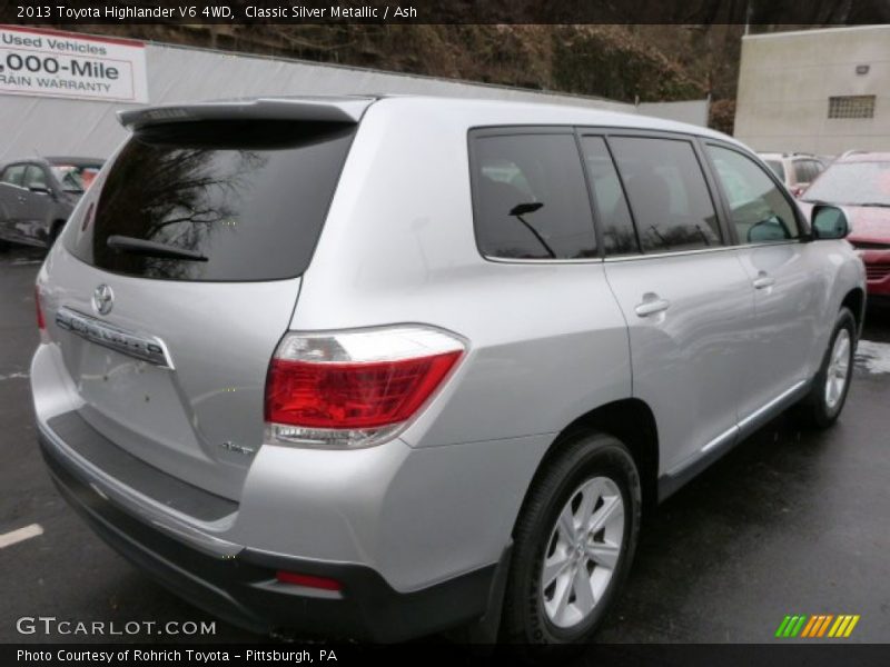 Classic Silver Metallic / Ash 2013 Toyota Highlander V6 4WD