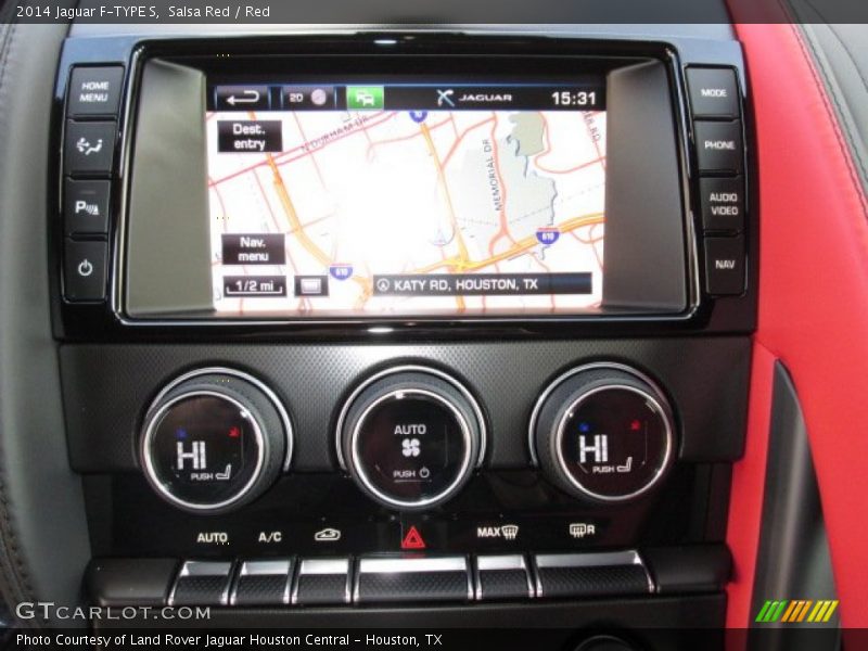 Controls of 2014 F-TYPE S