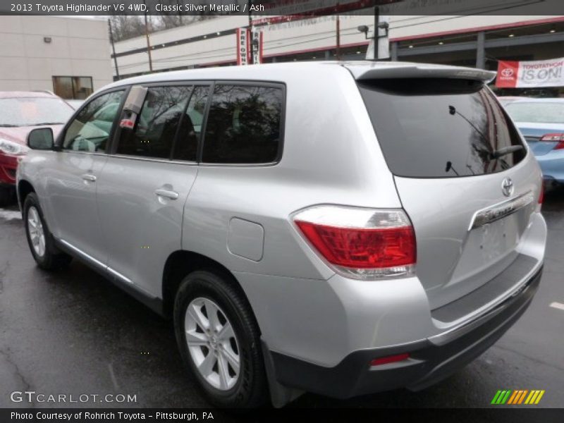 Classic Silver Metallic / Ash 2013 Toyota Highlander V6 4WD