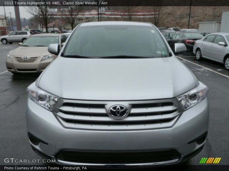 Classic Silver Metallic / Ash 2013 Toyota Highlander V6 4WD