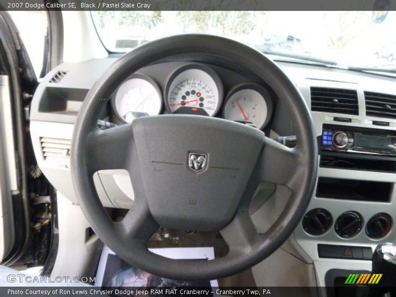 Black / Pastel Slate Gray 2007 Dodge Caliber SE