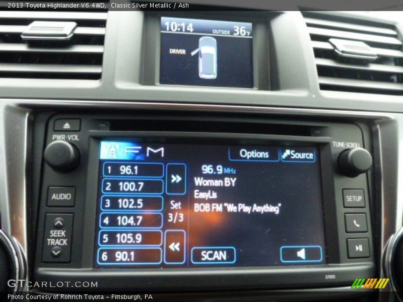 Classic Silver Metallic / Ash 2013 Toyota Highlander V6 4WD