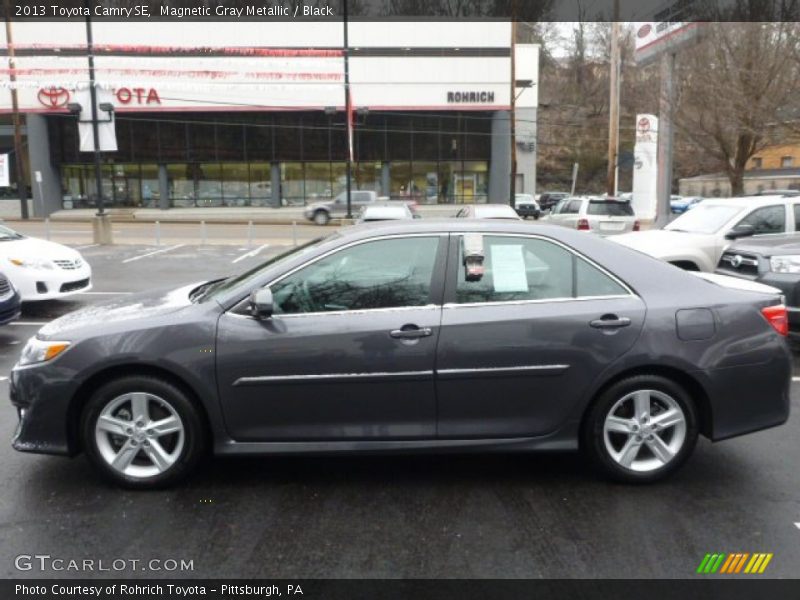Magnetic Gray Metallic / Black 2013 Toyota Camry SE