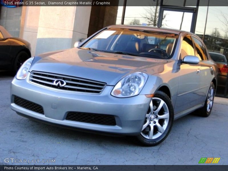 Diamond Graphite Metallic / Graphite 2005 Infiniti G 35 Sedan