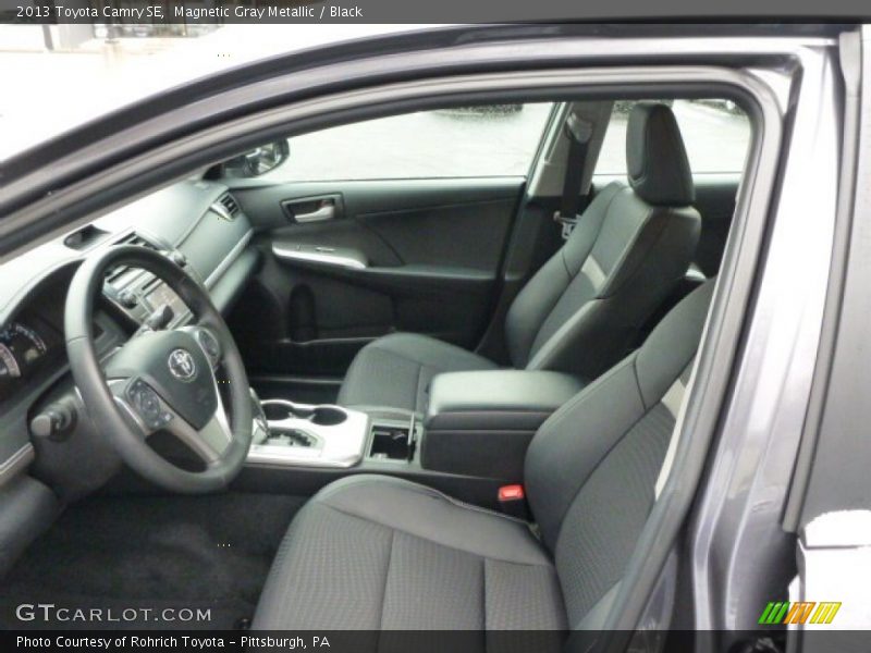 Magnetic Gray Metallic / Black 2013 Toyota Camry SE
