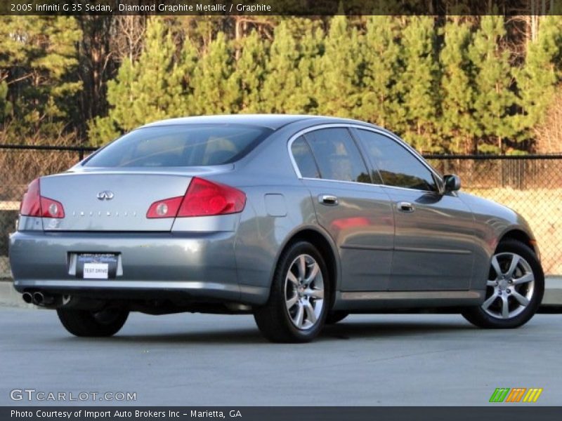 Diamond Graphite Metallic / Graphite 2005 Infiniti G 35 Sedan