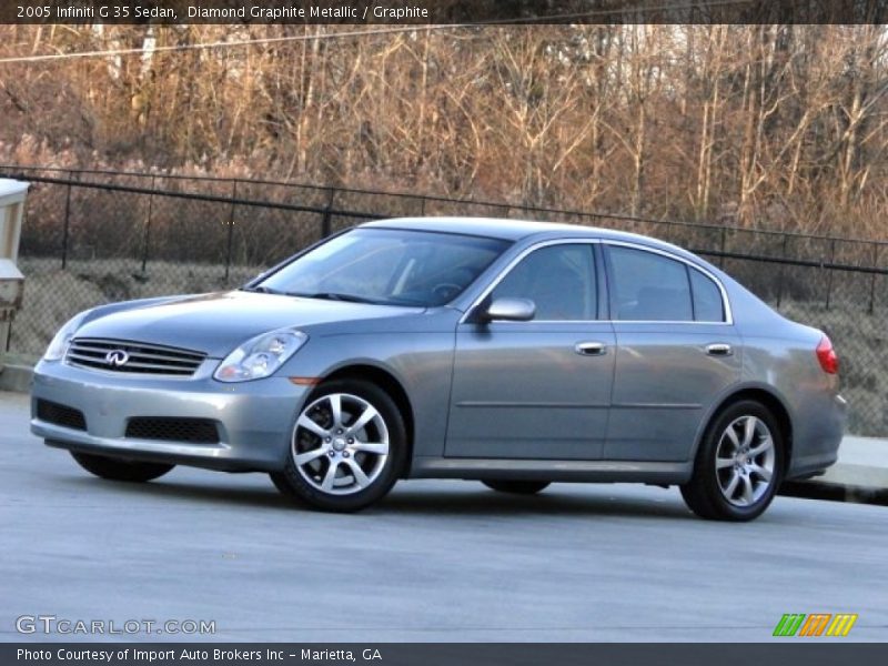 Diamond Graphite Metallic / Graphite 2005 Infiniti G 35 Sedan