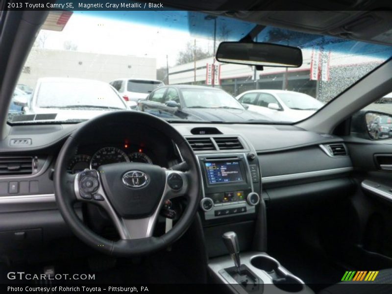 Magnetic Gray Metallic / Black 2013 Toyota Camry SE