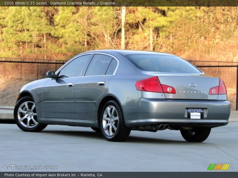 Diamond Graphite Metallic / Graphite 2005 Infiniti G 35 Sedan