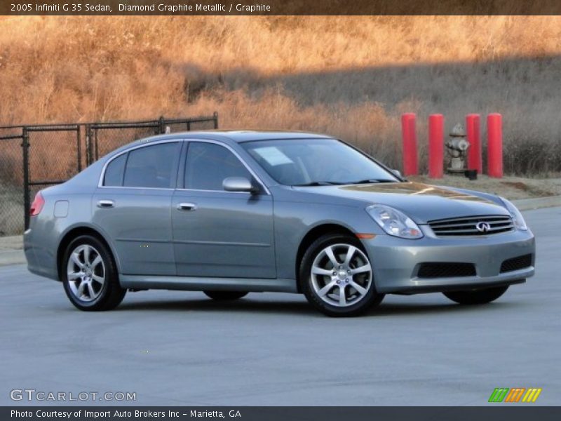 Diamond Graphite Metallic / Graphite 2005 Infiniti G 35 Sedan