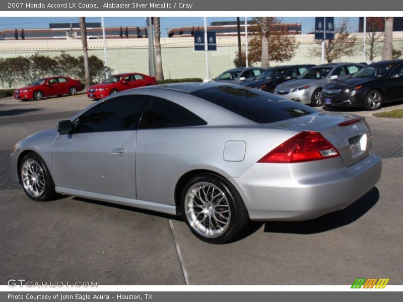 Alabaster Silver Metallic / Gray 2007 Honda Accord LX Coupe