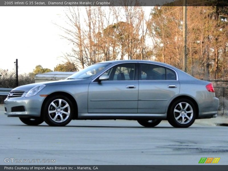 Diamond Graphite Metallic / Graphite 2005 Infiniti G 35 Sedan