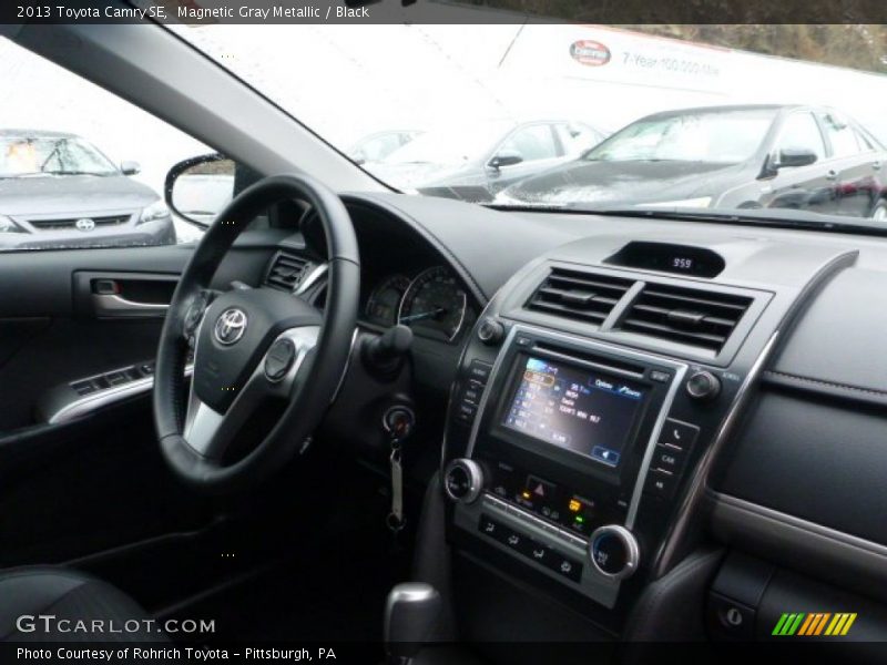 Magnetic Gray Metallic / Black 2013 Toyota Camry SE