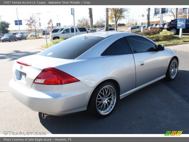 Alabaster Silver Metallic / Gray 2007 Honda Accord LX Coupe