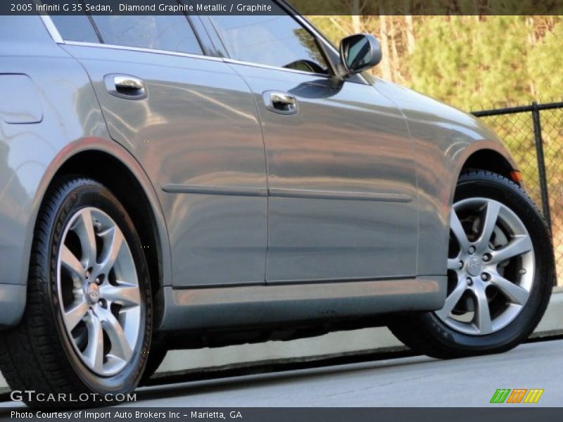 Diamond Graphite Metallic / Graphite 2005 Infiniti G 35 Sedan