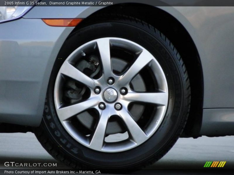 Diamond Graphite Metallic / Graphite 2005 Infiniti G 35 Sedan