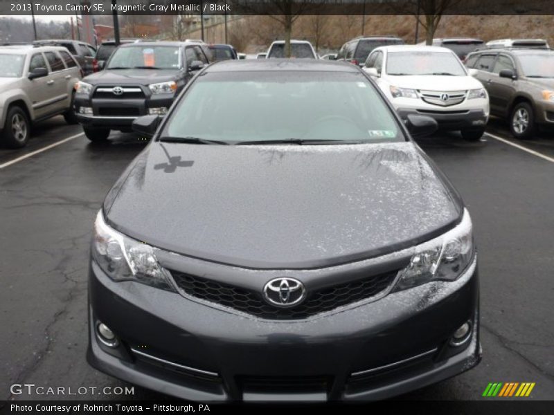 Magnetic Gray Metallic / Black 2013 Toyota Camry SE