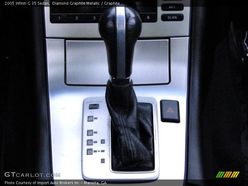 Diamond Graphite Metallic / Graphite 2005 Infiniti G 35 Sedan