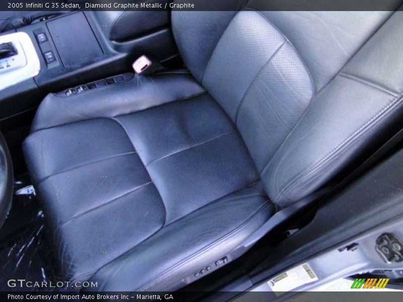 Diamond Graphite Metallic / Graphite 2005 Infiniti G 35 Sedan