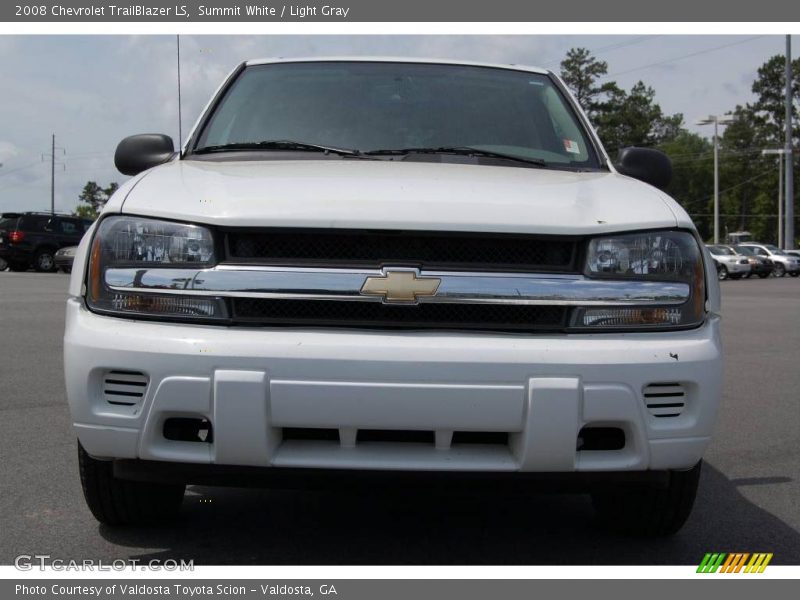 Summit White / Light Gray 2008 Chevrolet TrailBlazer LS
