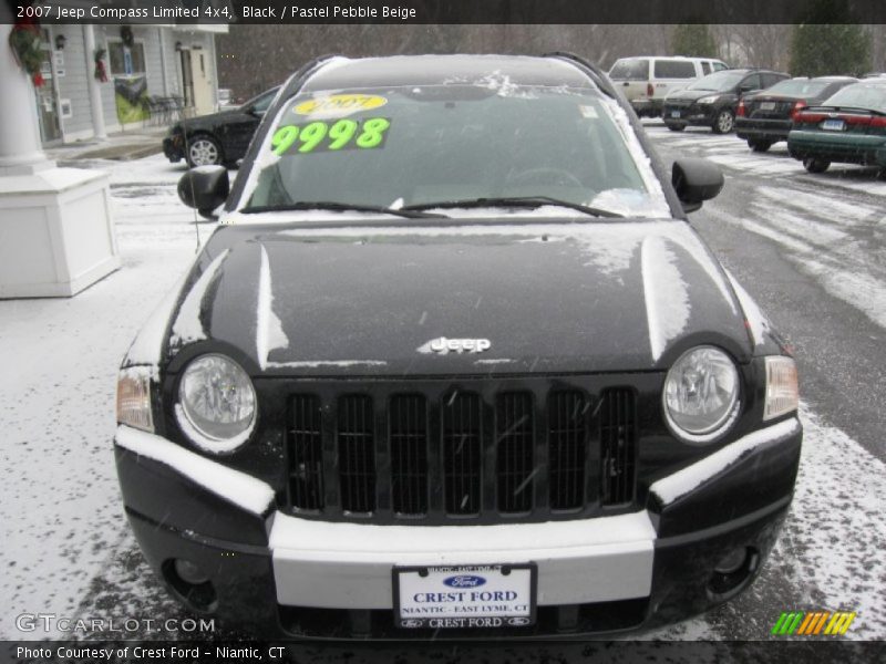 Black / Pastel Pebble Beige 2007 Jeep Compass Limited 4x4