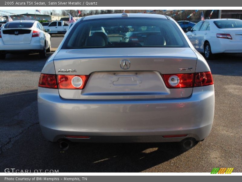 Satin Silver Metallic / Quartz 2005 Acura TSX Sedan