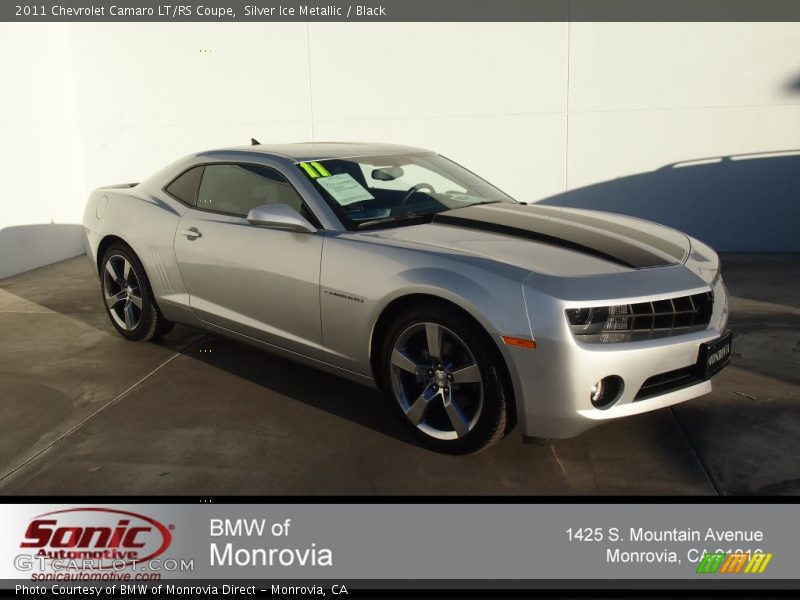 Silver Ice Metallic / Black 2011 Chevrolet Camaro LT/RS Coupe