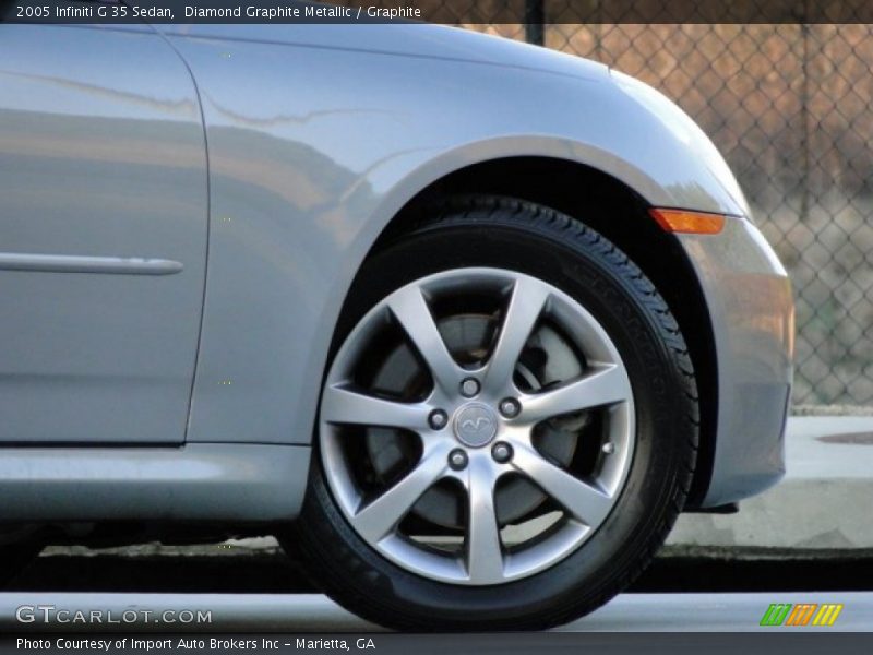 Diamond Graphite Metallic / Graphite 2005 Infiniti G 35 Sedan