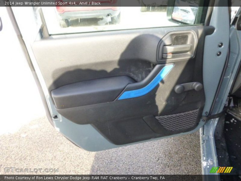 Anvil / Black 2014 Jeep Wrangler Unlimited Sport 4x4