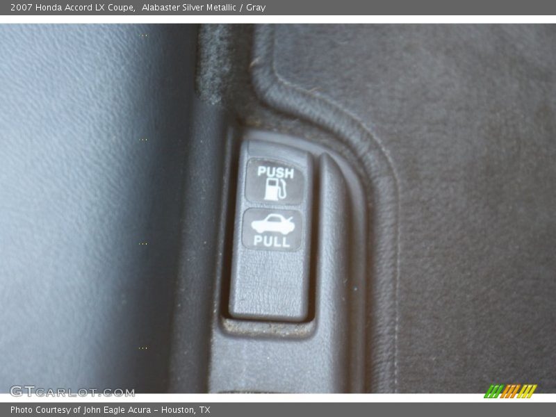 Alabaster Silver Metallic / Gray 2007 Honda Accord LX Coupe