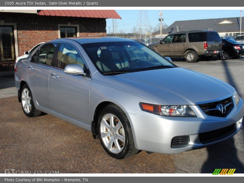 Satin Silver Metallic / Quartz 2005 Acura TSX Sedan