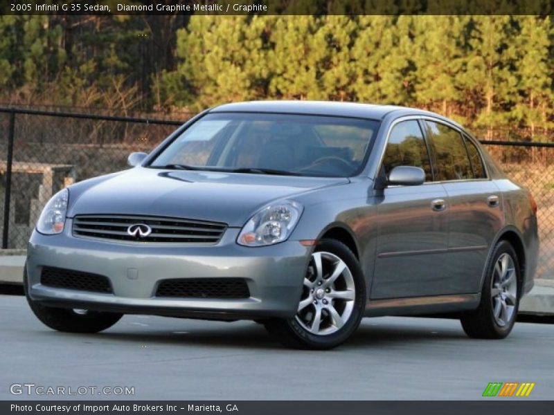 Diamond Graphite Metallic / Graphite 2005 Infiniti G 35 Sedan