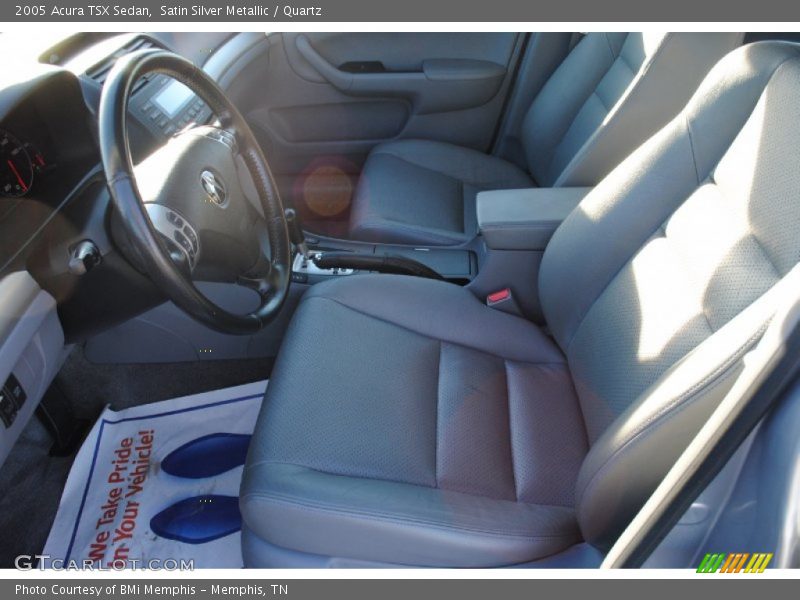 Satin Silver Metallic / Quartz 2005 Acura TSX Sedan