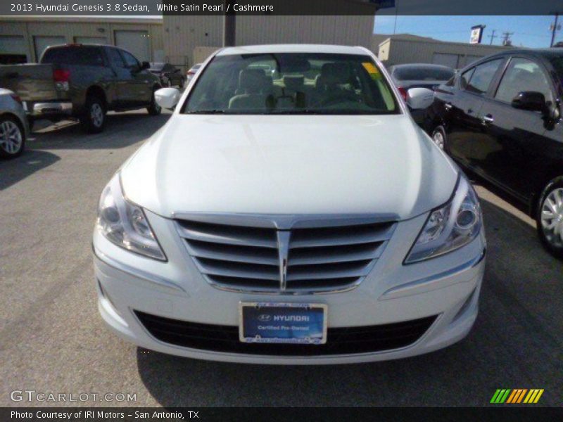 White Satin Pearl / Cashmere 2013 Hyundai Genesis 3.8 Sedan