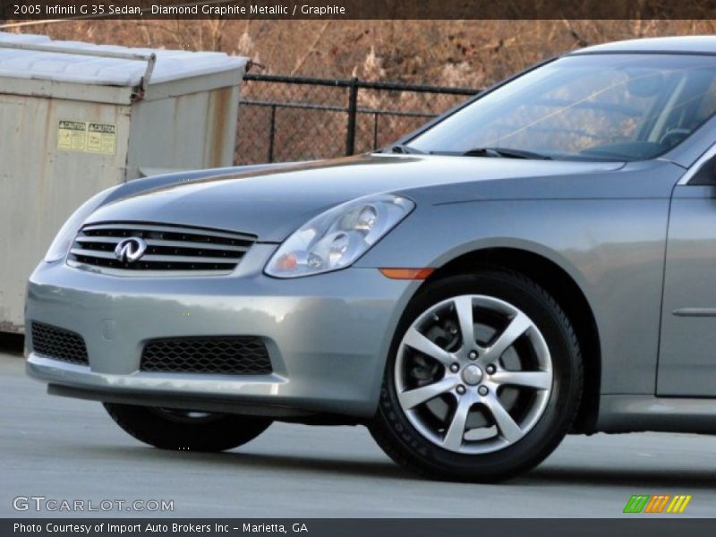 Diamond Graphite Metallic / Graphite 2005 Infiniti G 35 Sedan