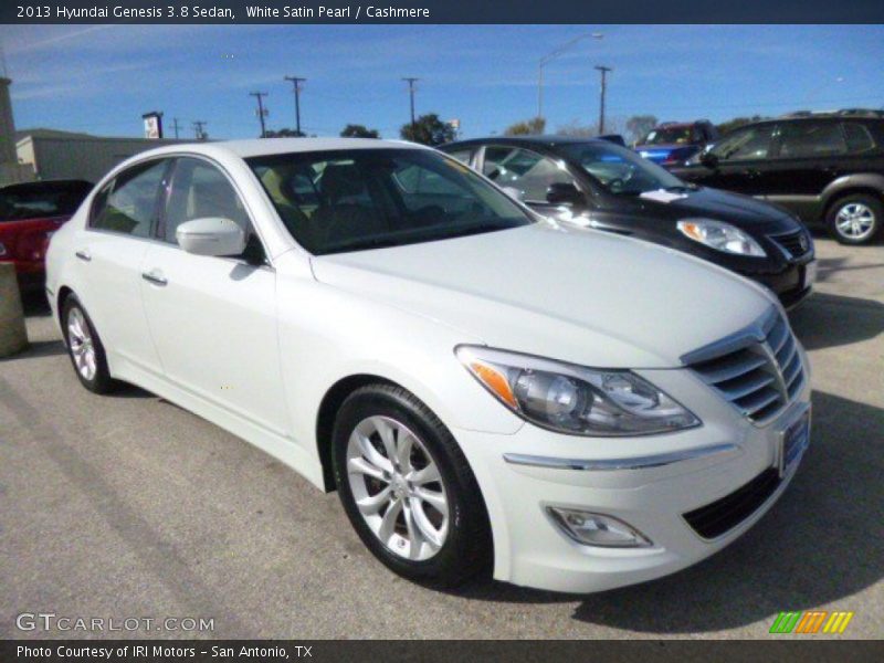 White Satin Pearl / Cashmere 2013 Hyundai Genesis 3.8 Sedan