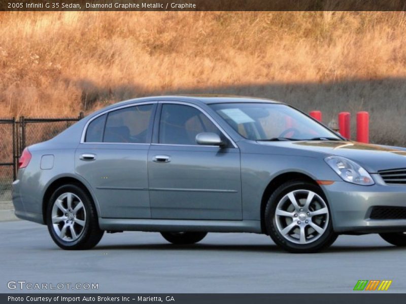 Diamond Graphite Metallic / Graphite 2005 Infiniti G 35 Sedan