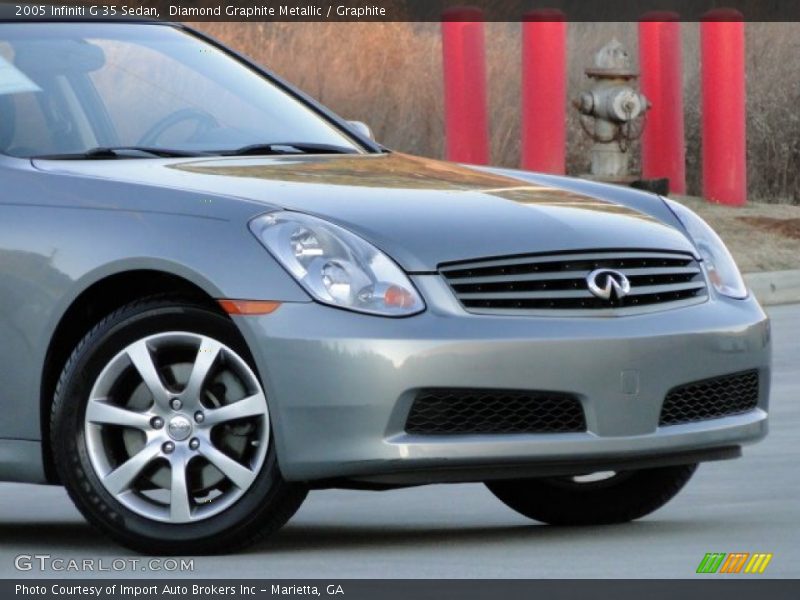 Diamond Graphite Metallic / Graphite 2005 Infiniti G 35 Sedan