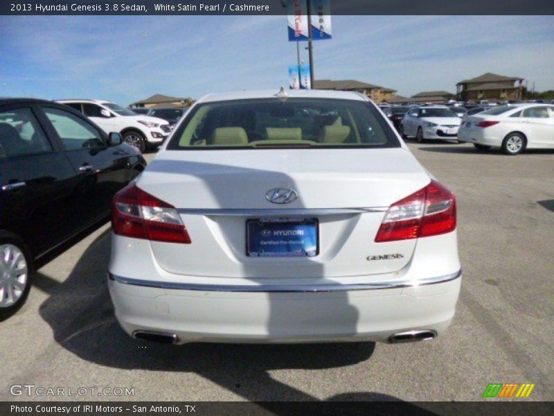White Satin Pearl / Cashmere 2013 Hyundai Genesis 3.8 Sedan