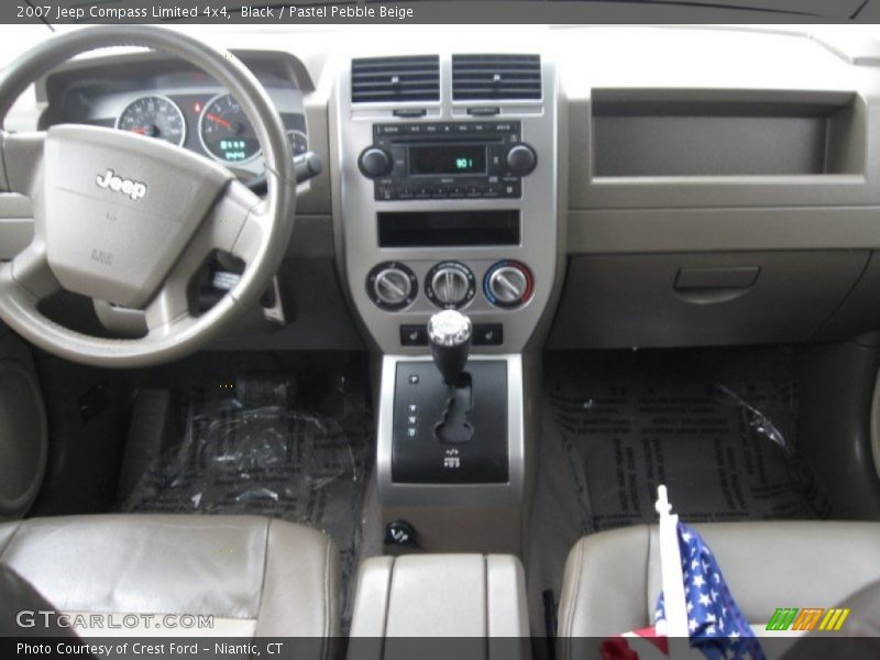 Black / Pastel Pebble Beige 2007 Jeep Compass Limited 4x4